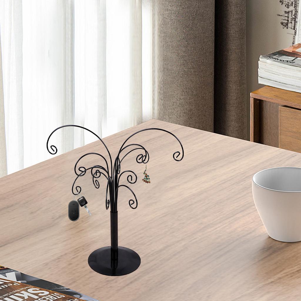 Ornament Display Tree Stand Metal Multifunctional Decorative Jewelry Hanger Holder Stand for Ornament Easter Egg Jewelry