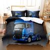 3D Truck Head Bedding Set Deluxe Printed Down Duvet Cover Pillowcase 2/3 Pieces Children's Room Home Textile DE135 * 200 Full Size Home Decoration