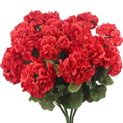 Artificial Flower Begonia Plants for Wedding Bridal Bouquet Home Outdoor Garden Bonsai Decoration DIY Festival Wreaths Vase Box