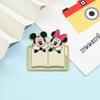 Cute Cartoon Mickey and Friends Bookmarks Anime Book Clips Metal Book Mark Anime Fans Collection Gift for Book Lovers Stationery