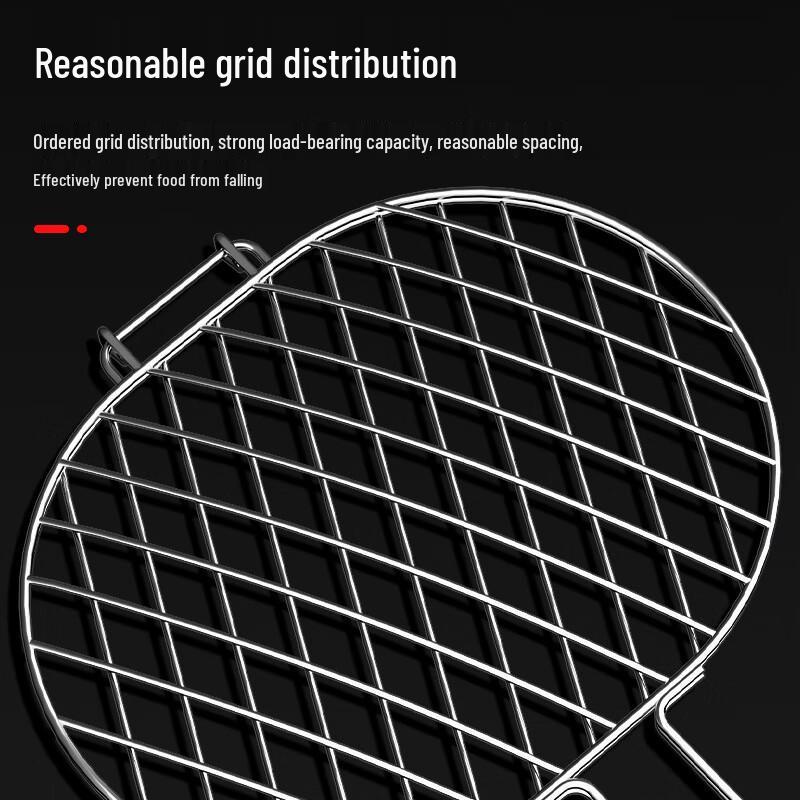 Stainless Steel Double-Sided BBQ Grill Basket