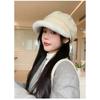 Women S Winter Octagonal Hat Large Brim Fashion Versatile Japanese Style