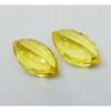 NATURAL Sapphire Yellow 8 To 10 Ct MARQUISE Cut   Loose Gemstone Pair