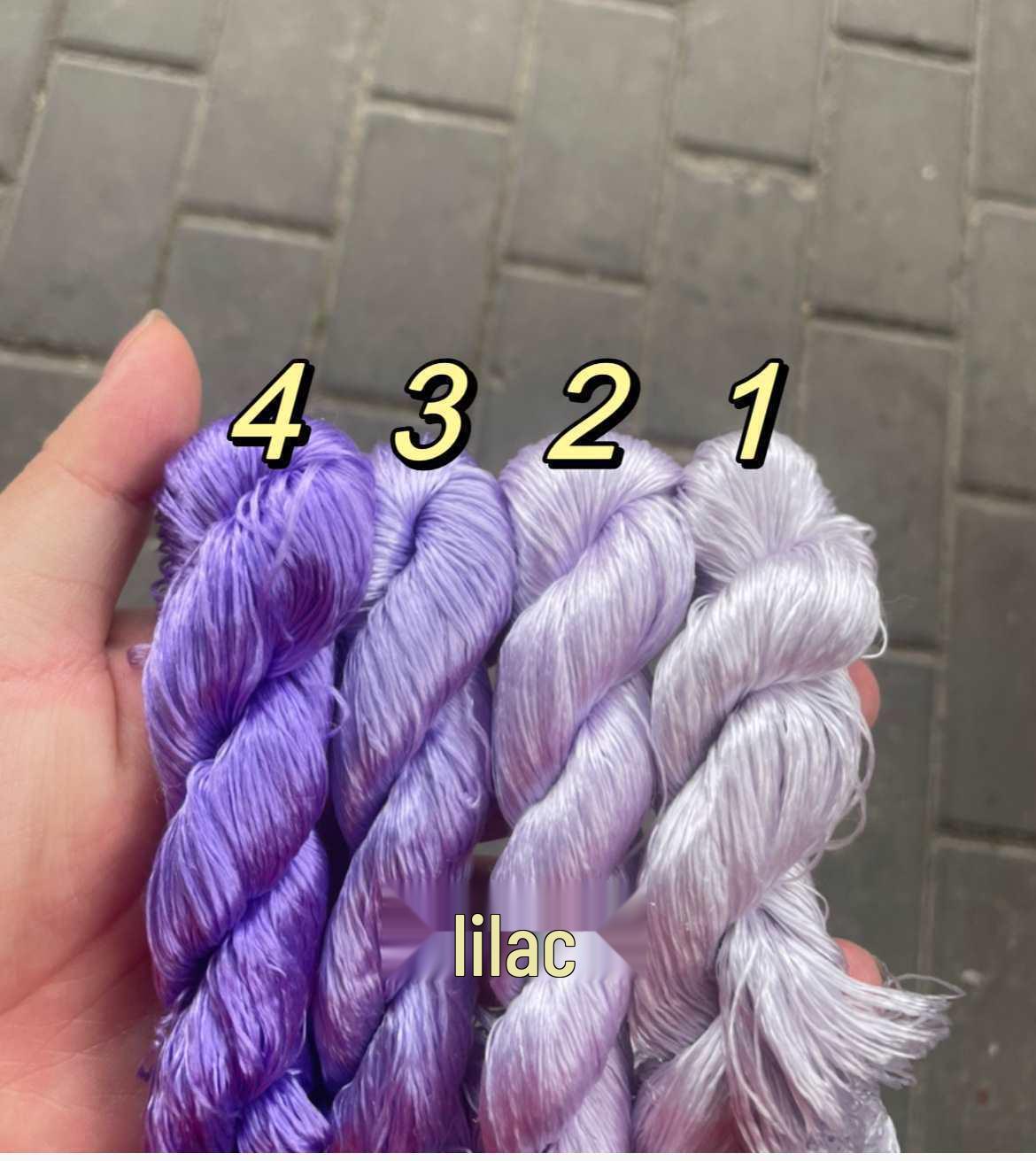 

Неделимый 96-цветный сиреневый шелковый мулине для вышивки DIY Lilac No. 1 Large