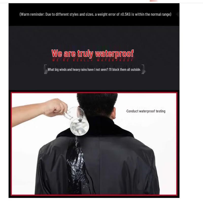 Men's Winter Thickened Cotton Overcoat