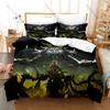 Remnant From the Ashes Pattern Duvet Cover + 2 Pillowcases, Stylish Soft Bed Linens for Game Lovers