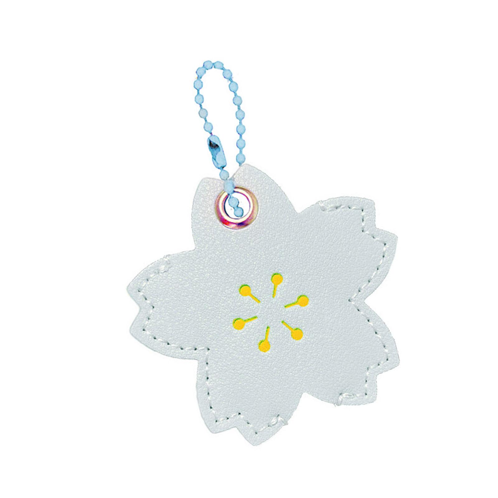 

Кожаный чехол для ключей Home Security в форме цветка для ключей от двери защищает от износа и потери благодаря простому дизайну синий