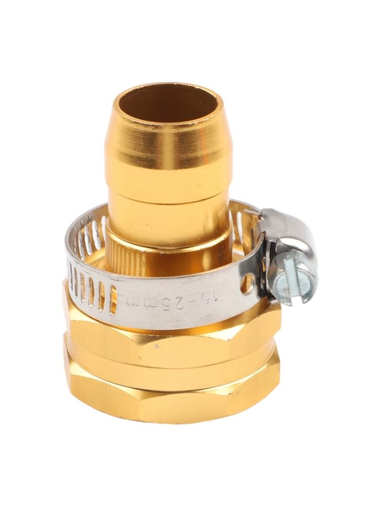 1set 0f 3/4 Inch Garden Brass Mender End Repair Kit Hose Connector Male Female