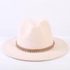 Popular European and American Classic Simple Flat-brimmed Top Hat Men's and Women's Fashionable and Elegant Versatile Jazz Hat Top Hat
