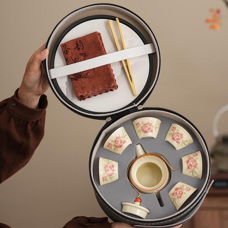 Peony National Trend Travel Tea Set
