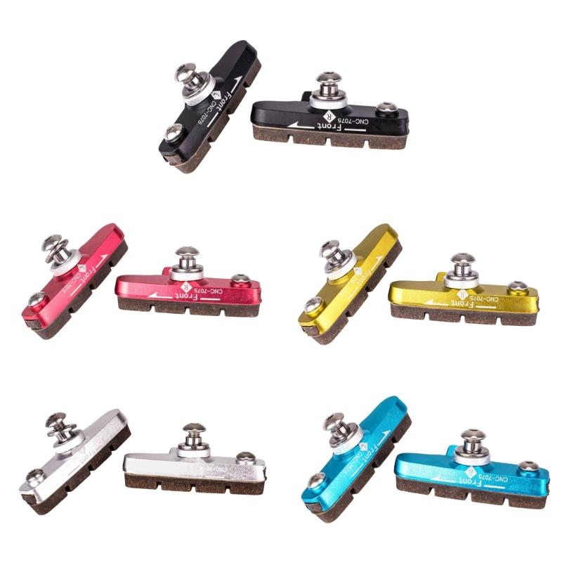 1Pair Road Bike Brake Pad Professional Caliper Brake Pad Replacement Road Bike C Caliper Brake Pad Easy To Install