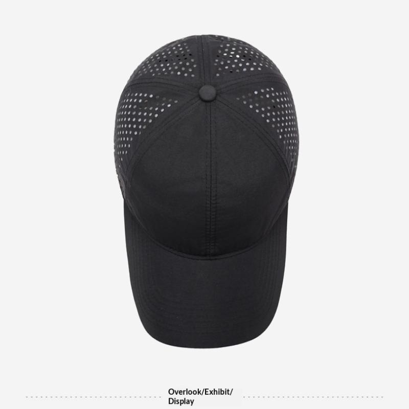 Quick Dry Breathable Baseball Cap With Perforated Mesh Uv Protection Perfect For Running Hiking Outdoor Sports