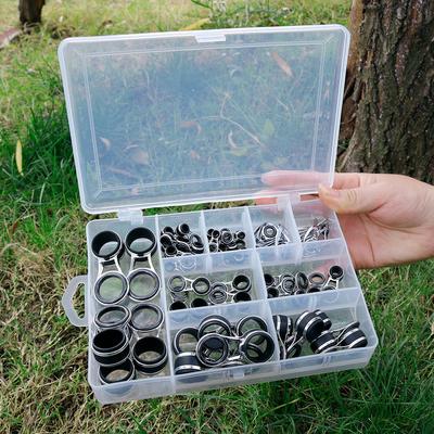 55 pz/lotto anelli guida per canna da pesca kit di riparazione punta per asta anelli per occhi accessori peche attrezzatura da pesca