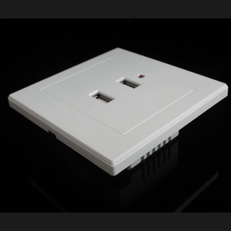 86 Type USB Wall Socket with 2/3/4 Ports, 2.1A Household Mobile Phone Charger