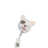 Cartoon Animals Dog Badge Holder Retractable Easy Pull Buckle Nurse Badge Reel  Doctor Students