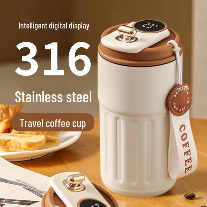 Xiao Yue Ya Smart 316 Stainless Steel Portable Insulated Coffee Mug