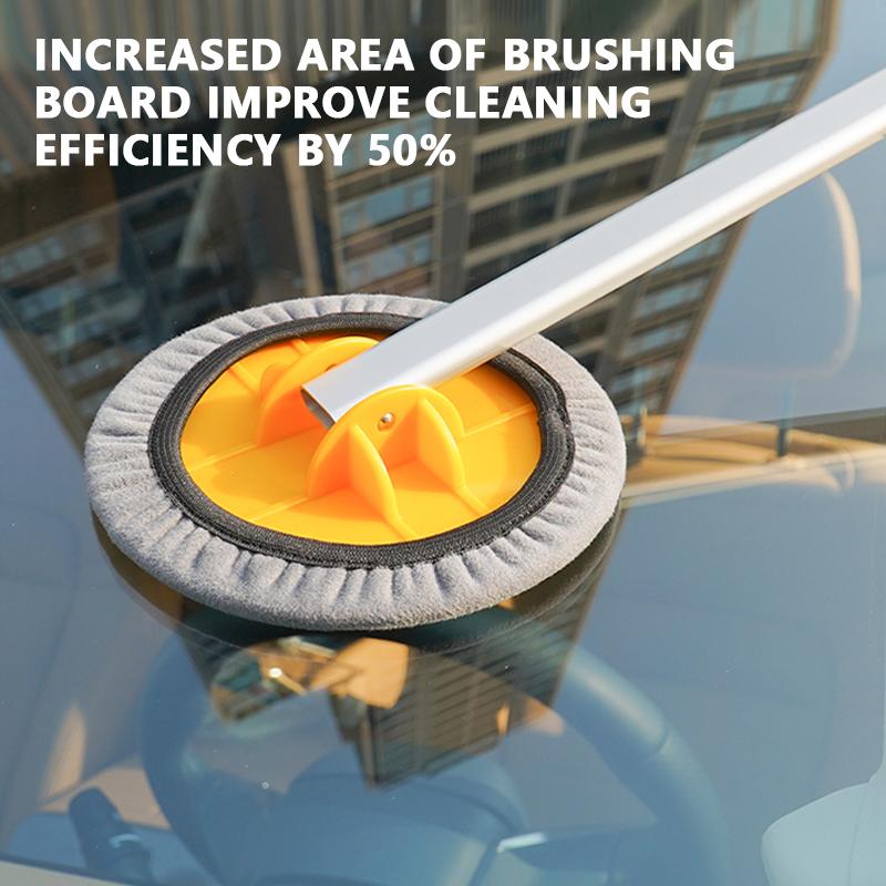 SEAMETAL Car Wash Mop Car Windshield Cleaner Brush With 180 ° Rotating Cleaning Head Extendable Handle