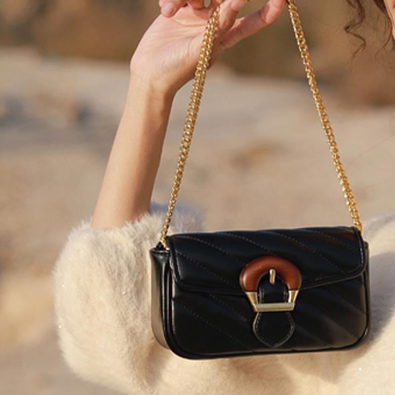 

Xiaoxiangfeng легкая роскошная сумка через плечо Niche вышитая линия цепочка высококачественная мини-сумка через плечо новый стиль