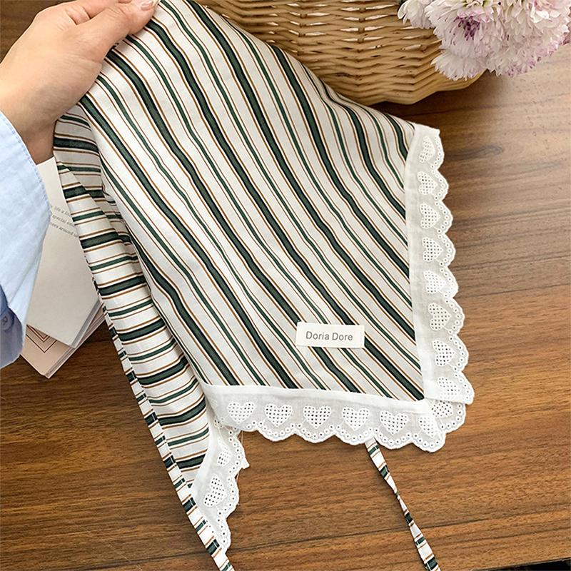Kvinner Blonder Trekantskjerf Søte Jenter Solskjermingsskjerf Vår Sommer Fransk Strandstil Hårbånd Vintage Kvinne Dame Muslimsk Hijab