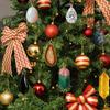 Crystal Gemstone Advent Calendar 2D Acrylic Christmas Tree Ornaments Winter Holiday Decor For Window Wall Home Festival Decor