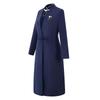 Tluoman Women's New Chinese Style Wool Blend Mid-length Coat