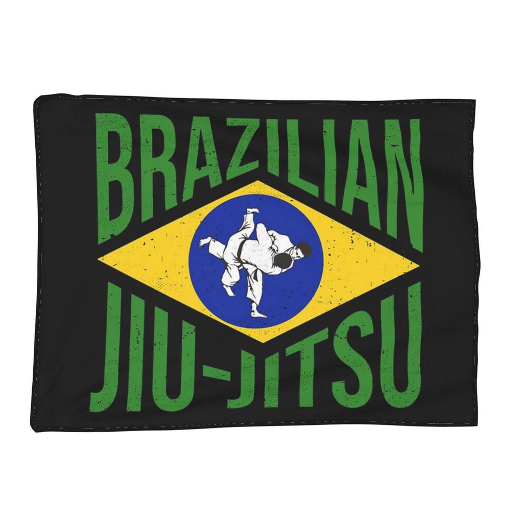 Brazilian Jiu-Jitsu BJJ - Gift For Martial Arts Lovers Blankets Soft Warm Flannel Throw Blanket Plush for Bed Living Room