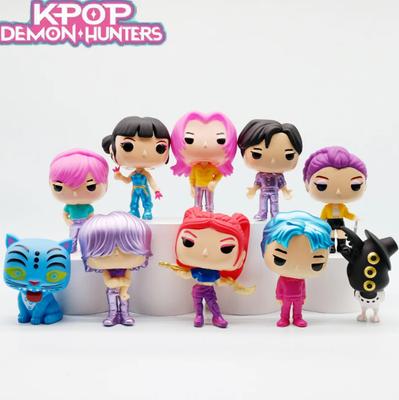 Demon Hunters K-pop K-pop Figurines Huntresses Children's Toys 8-10.5 Cm