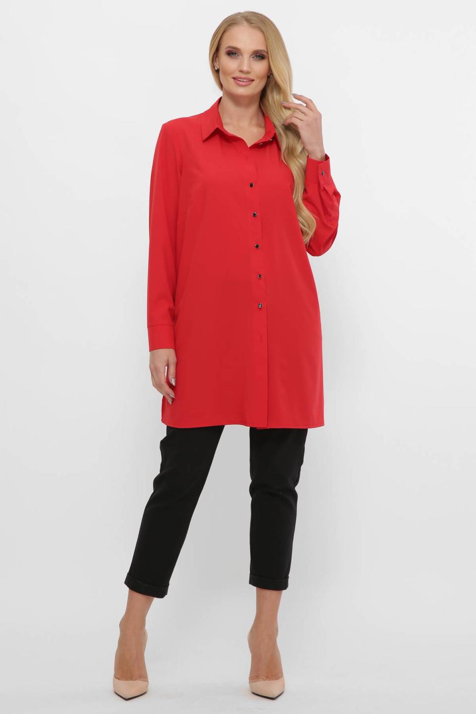 

Довга сорочка Tatiana ПАТІ 6XL червоний