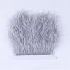 8-10Cm Ostrich Trim Khaki Feather Ribbon Fringe For Sewing High Quality Plumas Crafts Costumes Party Decoration