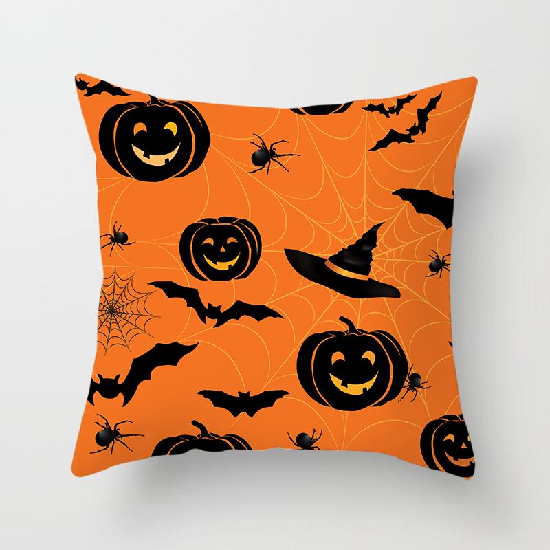 Buchstaben Wurfkissenbezug Halloween-Thema    Sofa Stuhl Bett Kissen  Heimdeko