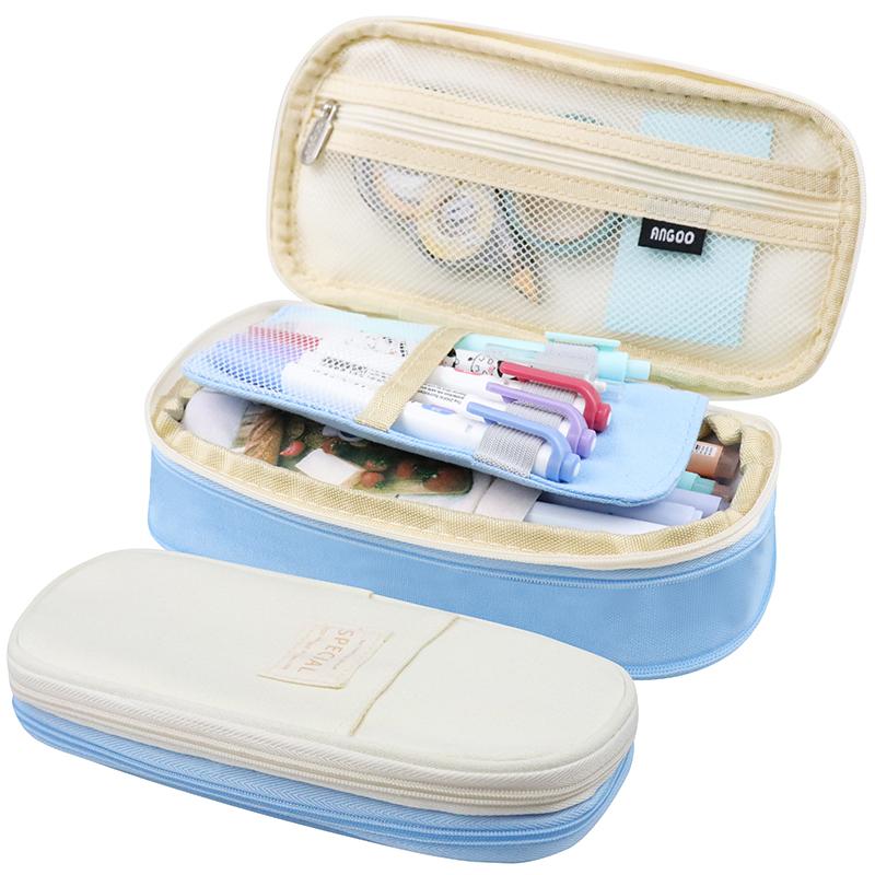 

Большой креативный пенал для милых мальчиков и девочек, Kawaii пеналы для хранения, детская сумка для ручек, коробка для канцелярских принадлежностей, школьные принадлежности