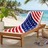 Amerikanische Flagge Mode Strandtuch: Ideal für Sommerabenteuer Weich, saugfähig und schnell trocknend geeignet zum Schwimmen und Baden