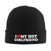 I Love My Hot Girlfriend Boyfriend Knitted Hat Beanies Winter Hat Warm Unisex Hip Hop Caps for Unisex WoUnisex