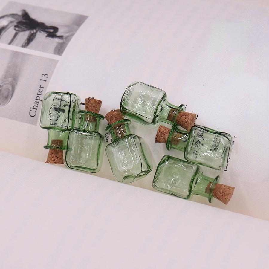 Doplňky pro kutily Ručně vyrobený materiál Příslušenství Skleněná láhev na přání Driftovací láhev s dřevěnou zátkou Kreativní driftovací láhev