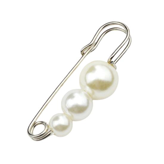 Bezpečnostní brož Jemné zpracování Prevence expozice Atraktivní Faux Pearl Women Safety