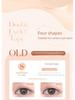 AKF Invisible Double Eyelid Stickers for Women with Natural Shaping, Ideal for Swollen Eyelids, in a Mirror Box.