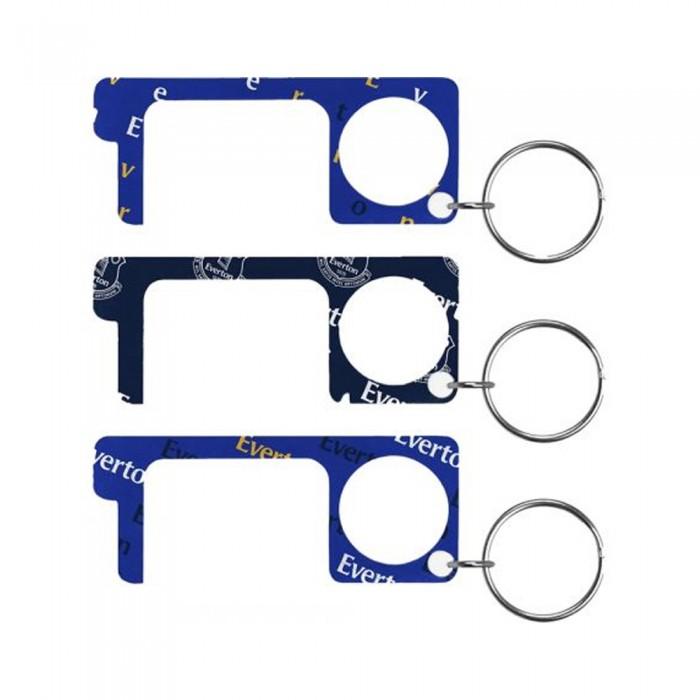 Everton FC No Touch Keyring (Pack of 3)