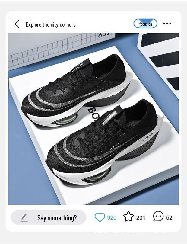 Feiying 2025 Break Two Herren Marathon-Rennschuhe mit stoßdämpfender Carbonplatte, Modell Feidian 3C