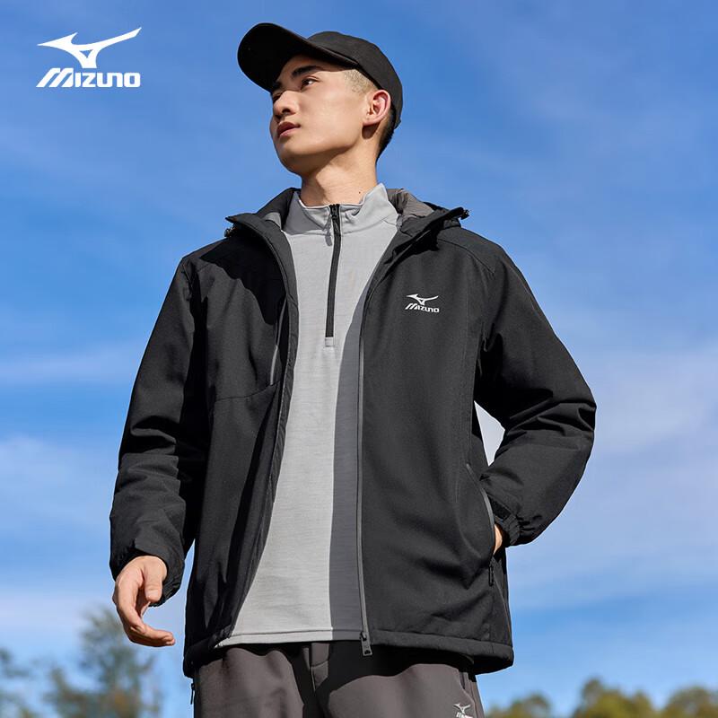 Mizuno Unisex Hooded Windproof Waterproof Outdoor Jacket