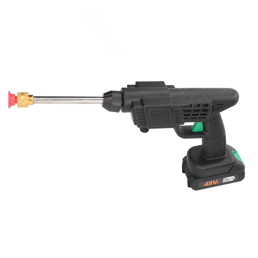 Akku-Hochdruckreiniger 2 MP, großer Durchfluss, große Reichweite, tragbarer Kraftreiniger für Auto, Fenster, Dach, Boden