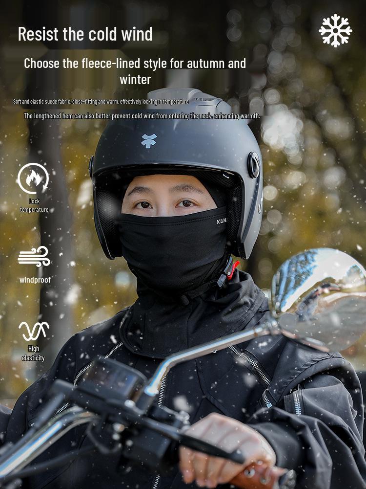 Warme Fleece- Sturmhaube: Winddichte Vollgesichts-Motorrad-Skimaske für Männer & Frauen