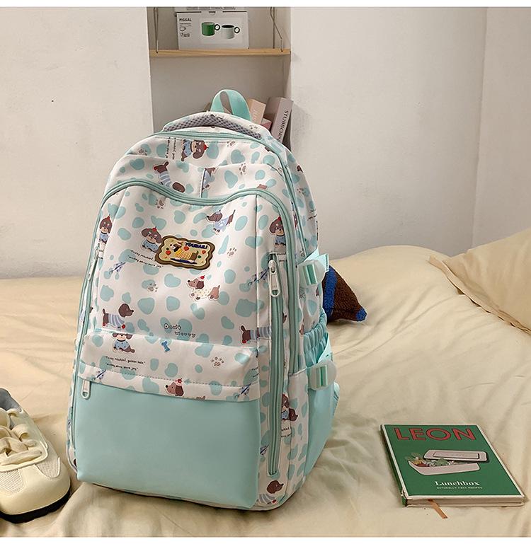 Ultra-light Backpack for Girls: Ideal for Middle & High School Students, Printed Laptop Backpack, Outing Handbag, Shoulder Bag