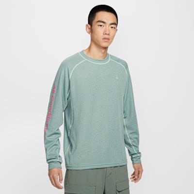 Nike ACG T Shirts Men s Green Crew Neck Moderate M