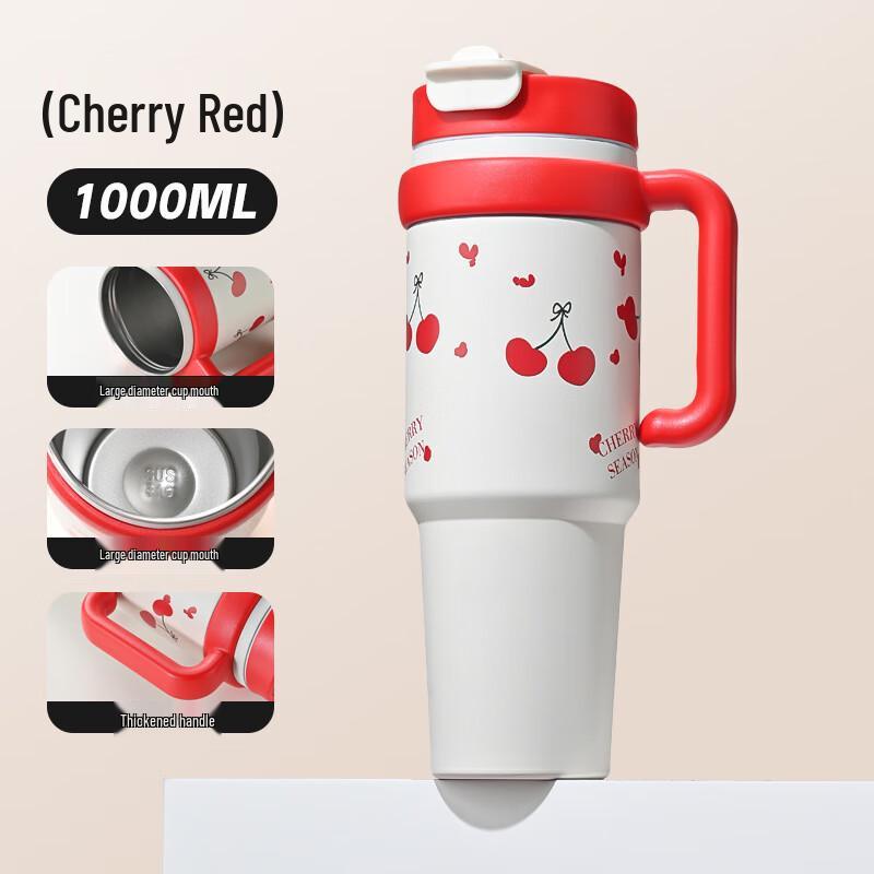

1000ml 316 Stainless Steel Insulated Straw Water Bottle