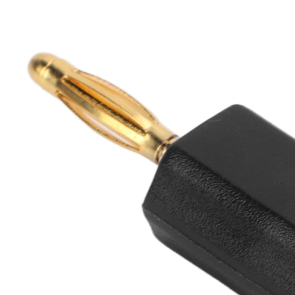 5Pcs Convert Banana Plug Strong Connectivity Good Conductivity 2mm to 4mm Conversion Banana Plug
