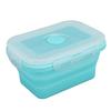 Collapsible Silicone Food Storage Container High Temperature Resistant Microwave Safe Lunch Box Environmental Friendly