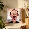 Stylish CChester Benningtonead Cushion Cover Versatile DoubleSided Pillow Case Fit for Sofa Bed Car  Daily Decor