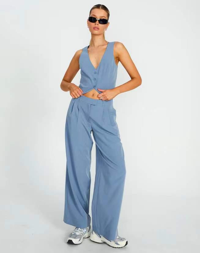 2023 Women's Sleeveless Summer Casual Suit Vest