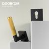 Dooroom Knurled Brass Door Lock Set Modern Interior Bedroom Bathroom Double Wood Door Lever Set Dummy Privacy Passage Lock