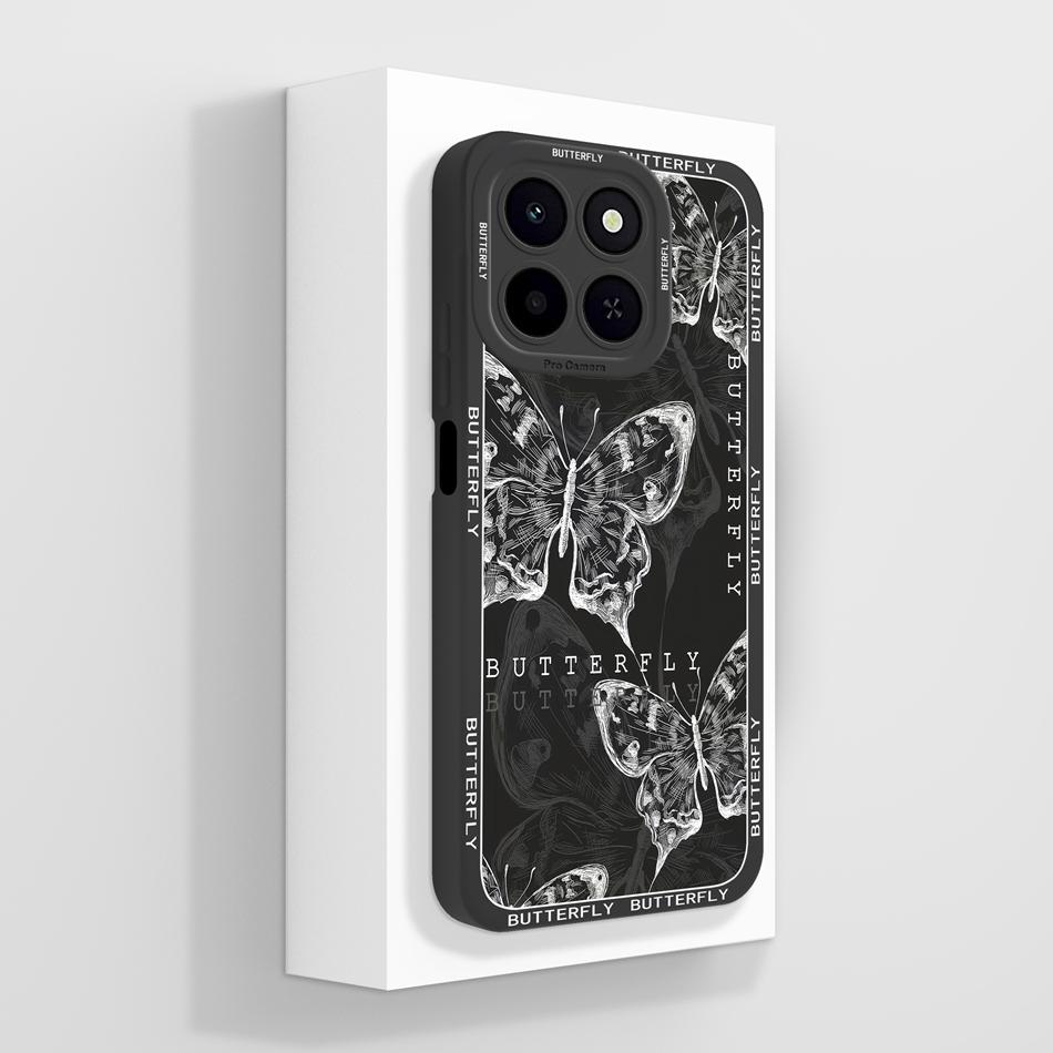 For Honor X6C Phone Case Cute Panda Soft Back Cover High Quality Liquid Silicone Anti Drop Funda Lightweight Couple Bumper Gift